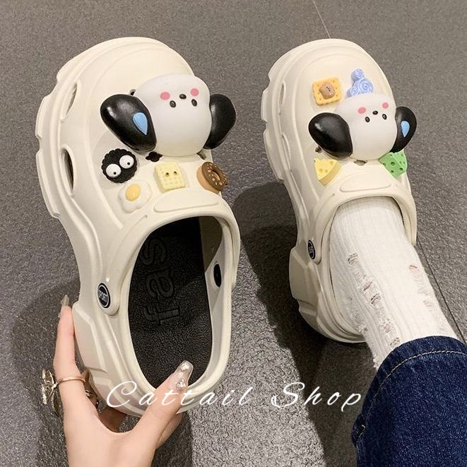 Cattail dép dép nữ dép bánh mì nữ dép bánh mì nữ Chống Trượt 060212