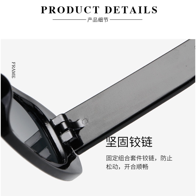 Kính Mát Gọng Vuông Nhỏ Phong Cách Âu Mỹ Thời Trang