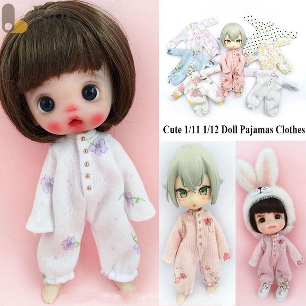 Bộ Đồ Ngủ 5 Màu Dễ Thương Dành Cho Búp Bê ob11 obitsu 11