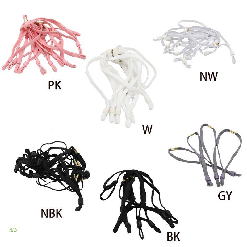 Set 100 Dây Thun Co Giãn Nhiều Màu Sắc Bằng Silicone Có Khóa Sắt Dùng Làm Bông Tai DIY