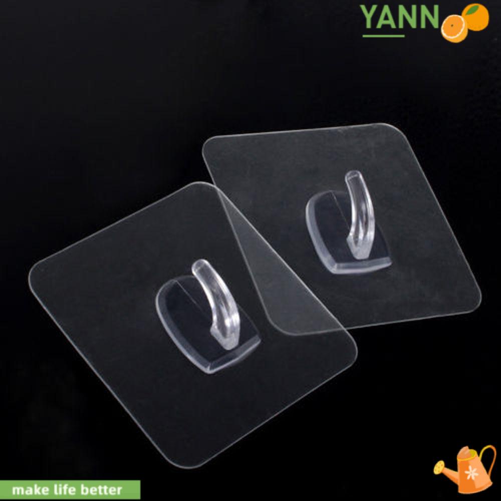 1 / 6 Móc Dán Tường Trong Suốt Chống Nước Tiện Dụng Cho Nhà Bếp