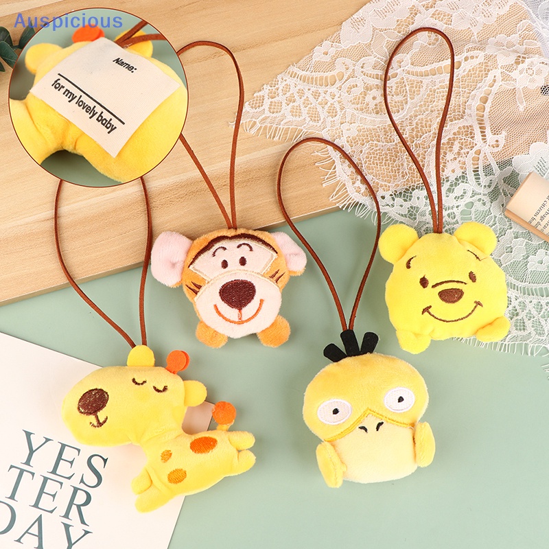 Móc Chìa Khóa / Tên / Gấu / Hươu Cao Cổ / Vịt Nhồi Bông Chống Thất Lạc Dễ Thương Tiện Dụng