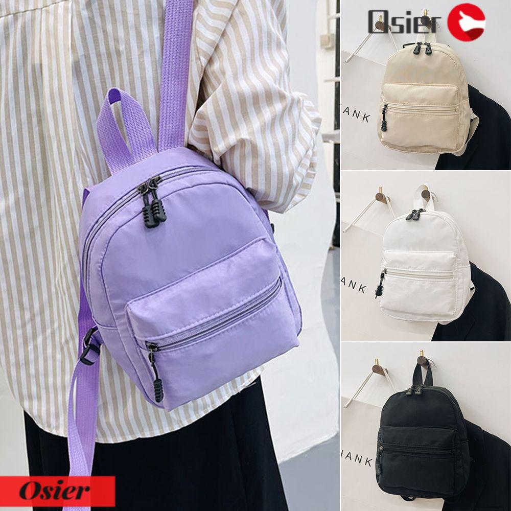 Ba Lô Mini Màu Trắng Thời Trang Thường Ngày Cho Nữ OSIER1