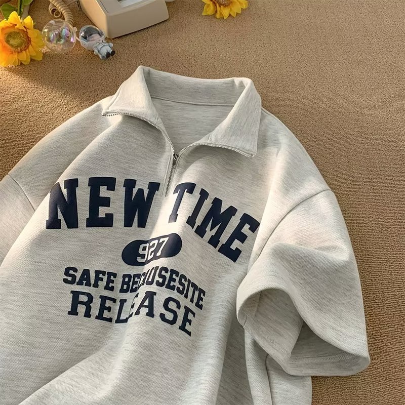 Áo Thun Polo Tay Ngắn Dáng Rộng In Họa Tiết Bọt Biển Thời Trang Mùa Hè Phong Cách Hàn Quốc Cho Nam