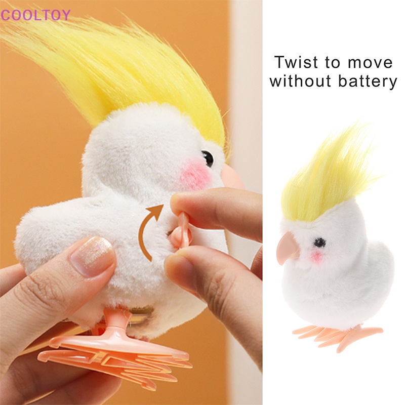 Cooltoy Đồ Chơi Lên Dây Cót Hình Con Vẹt Nhồi Bông Dễ Thương Dành Cho Bé Trai Gái