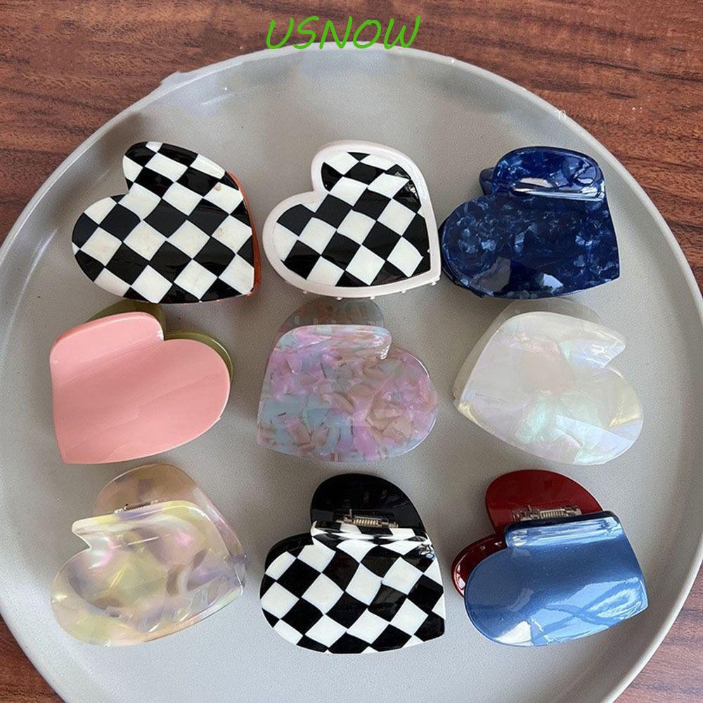 Kẹp Tóc Hình Trái Tim Đơn Giản Thanh Lịch Cho Nữ