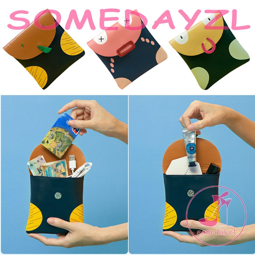 Túi Da PU Đựng Mỹ Phẩm Chống Bụi Ô Nhiễm Tiện Dụng