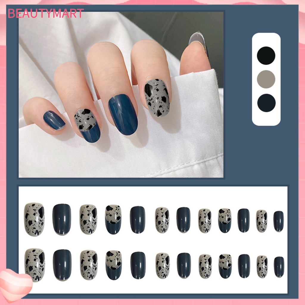 1 Bộ Móng Tay Giả Hiệu Ứng Visual Effect Siêu Mỏng Mượt Mà Dễ Sử Dụng Che Phủ Toàn Diện