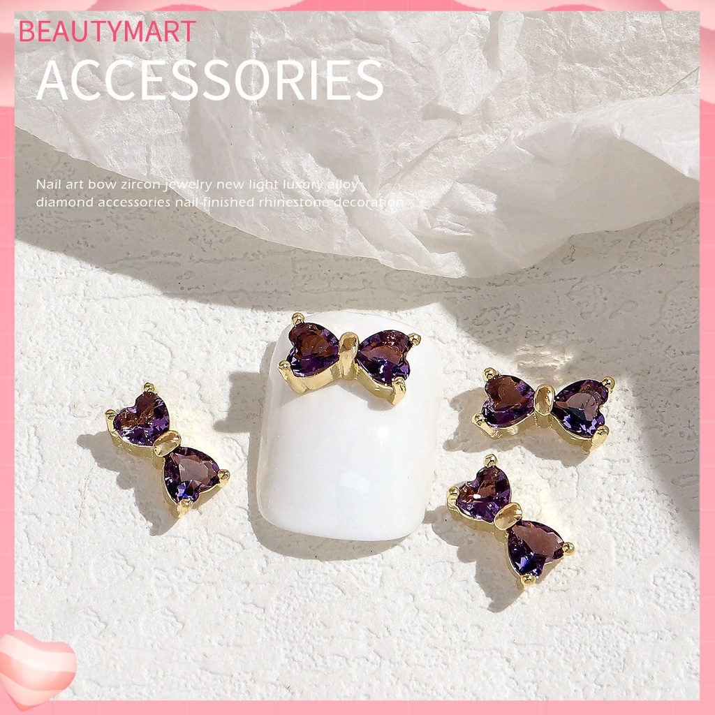 Phụ Kiện Trang Trí Móng Tay Hình Bướm 3D Lấp Lánh Dành Cho Nữ