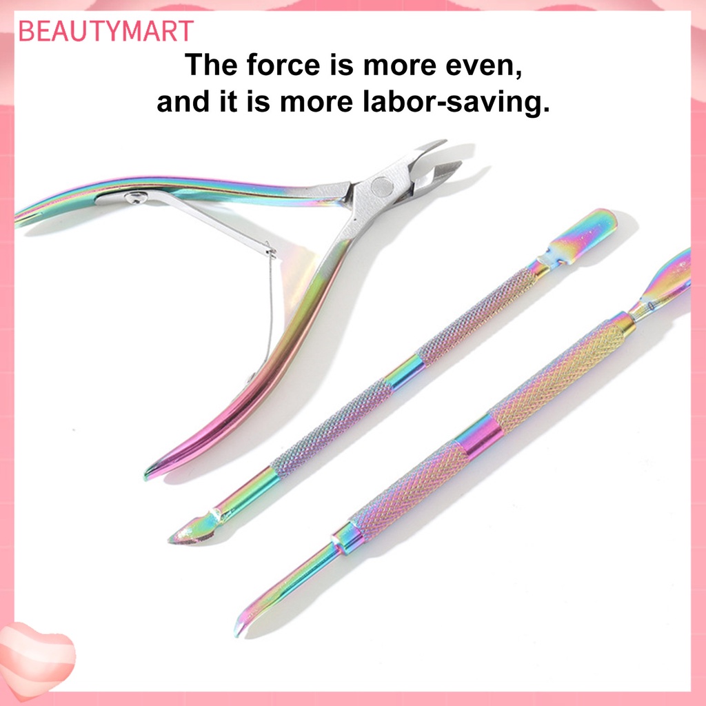 Bộ 3 Dụng Cụ Chăm Sóc Móng Tay Bằng Thép Không Gỉ Tiện Dụng