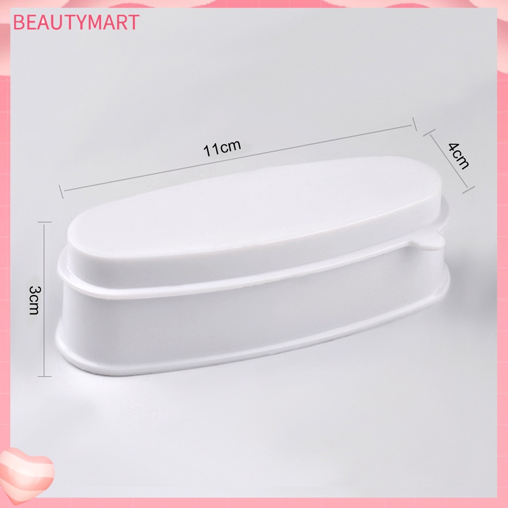 [beautymart] Hộp Bột Cắt Móng Tay Có Nắp Chống Trượt DIY