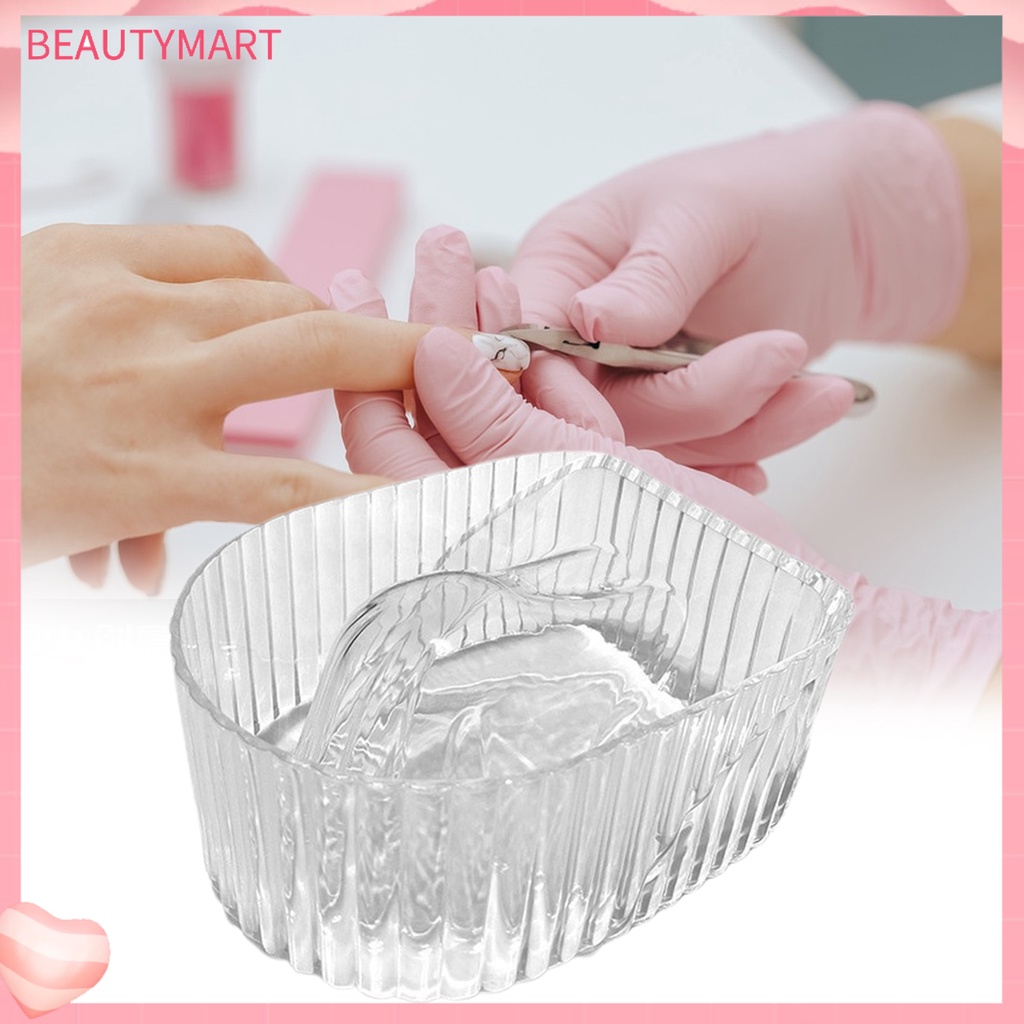 Tô Ngâm Móng Tay Bằng Acrylic Trong Suốt Tái Sử Dụng Được Tiện Lợi