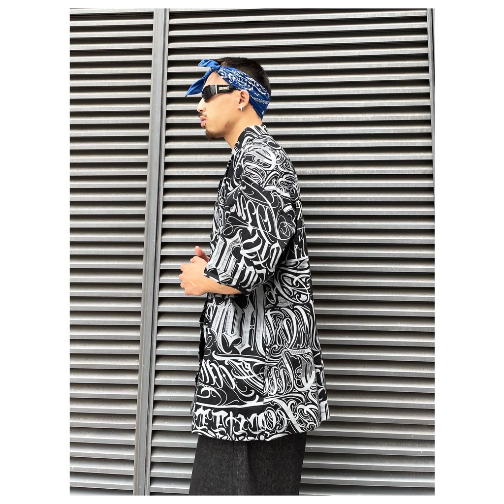 Áo Thun Tay Ngắn In Hoa Kiểu Hip-Hop Đường Phố Cá Tính