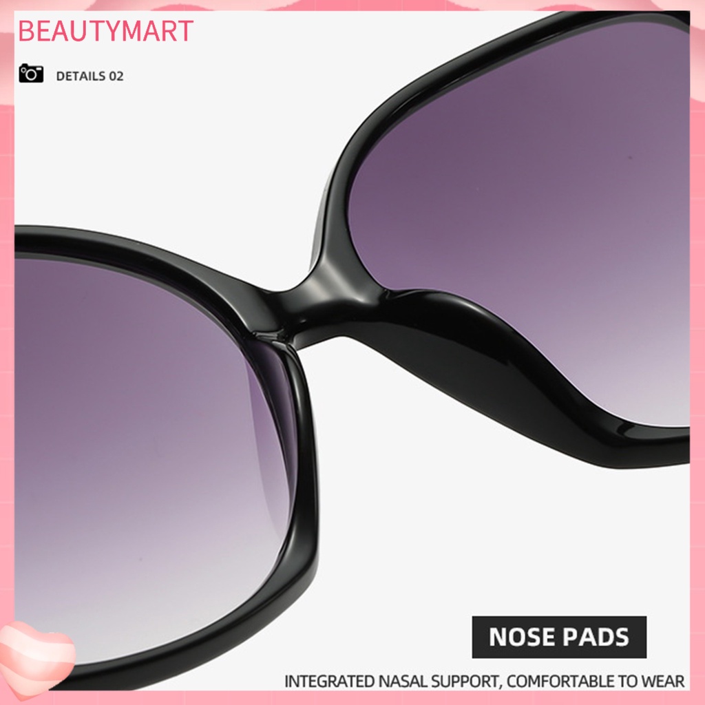 Kính Mát Chống Nắng Không Gọng Trong Suốt Phong Cách Hip Hop Cổ Điển Cho Nữ