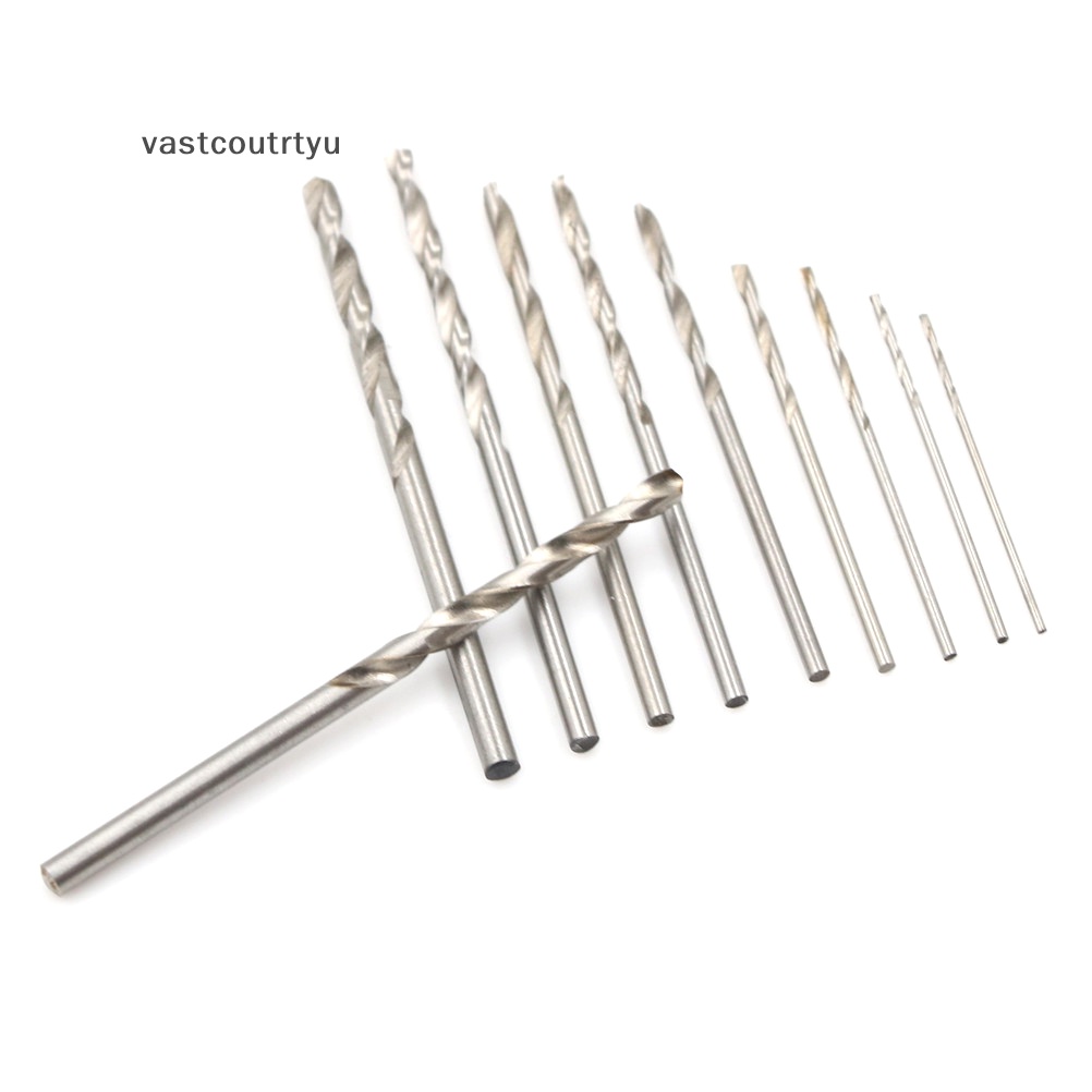 Bộ 10 Mũi Khoan Titan Tốc Độ Cao 0.8-3mm