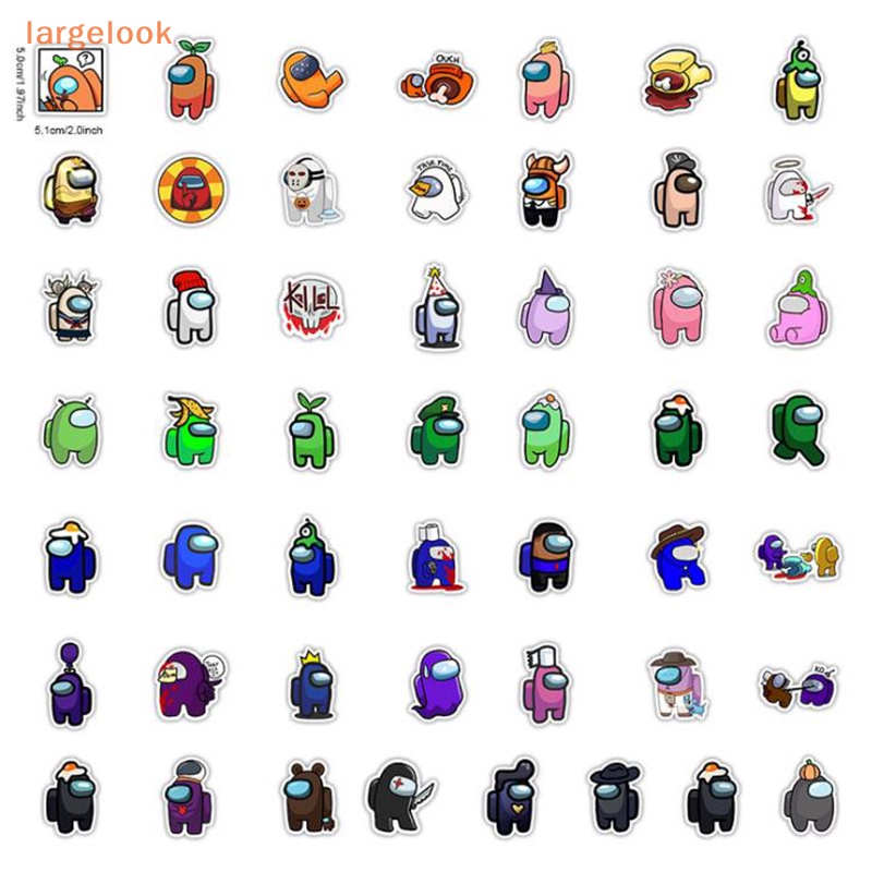 Set 100 Miếng Dán Dùng Trang Trí Ván Trượt / Guitar / Laptop / Vali Du Lịch