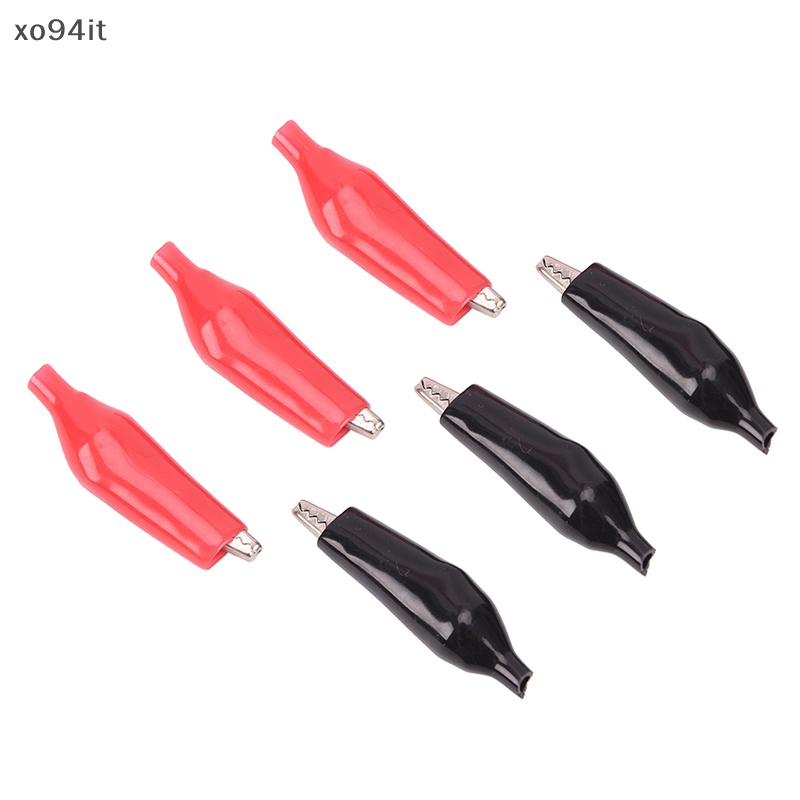 Set 10 Kẹp Cá Sấu Thử Điện Bằng Kim Loại Cách Nhiệt