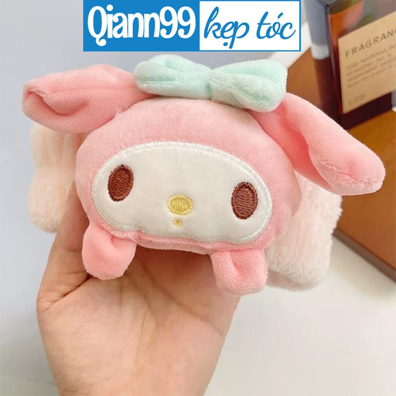 SANRIO Băng Đô Cài Tóc Rửa Mặt Họa Tiết Hoạt Hình Chó Kuromi Thời Trang Hàn Quốc Cho Nữ