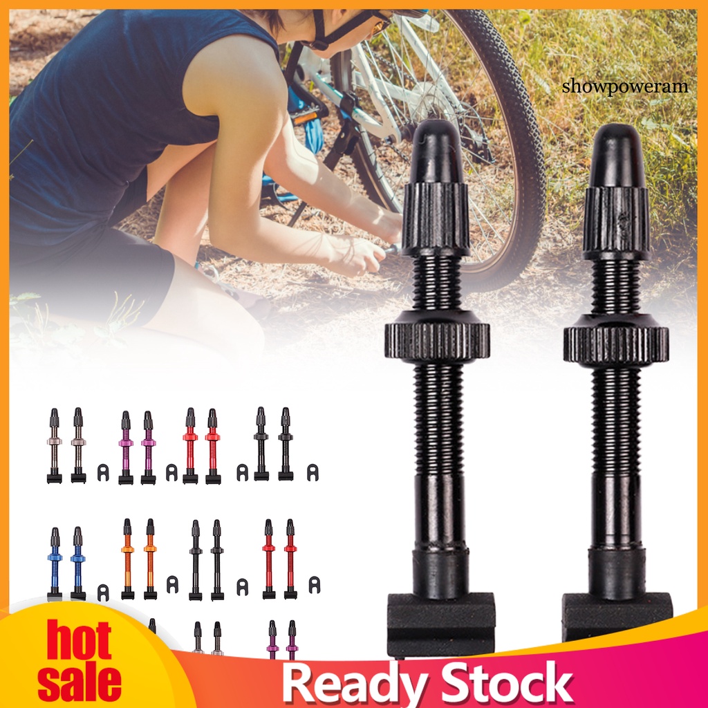 1 Cặp Van Bơm Hơi Xe Đạp Chống Thấm Nước Bền Chắc Tiện Dụng