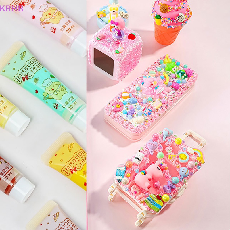 Ốp Điện Thoại Gel Đất Sét Mềm 15ML Dùng Để Làm Đồ Thủ Công Trang Trí Mới