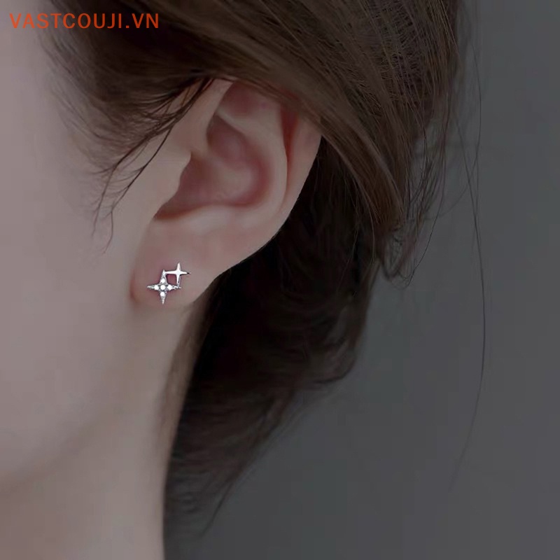 Bông Tai Ngôi Sao Năm Cánh Lãng Mạn Thời Trang Cho Nữ