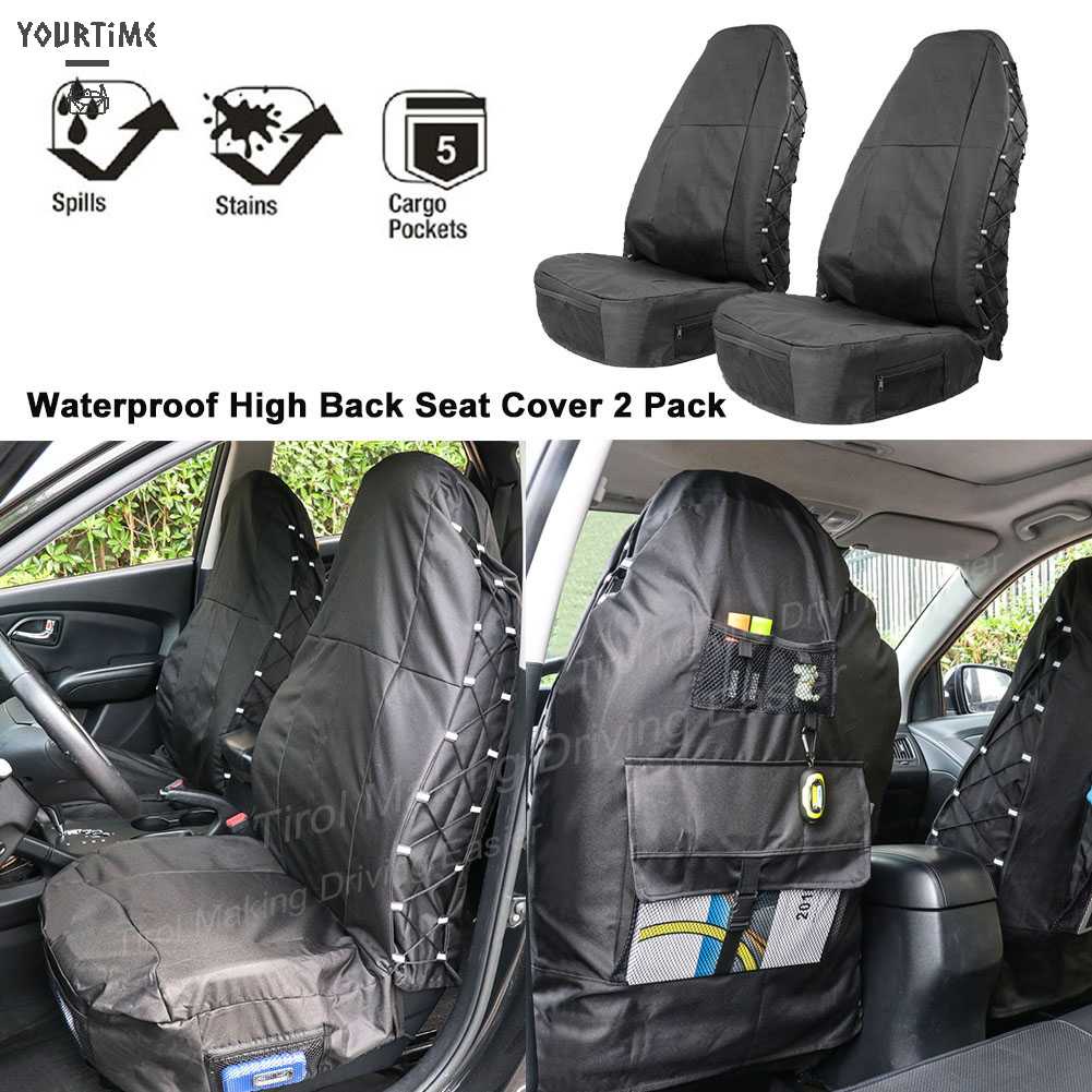 Vỏ Bọc Ghế Ngồi Xe Hơi Kèm Ngăn Đựng Đồ Dùng Tiện Dụng