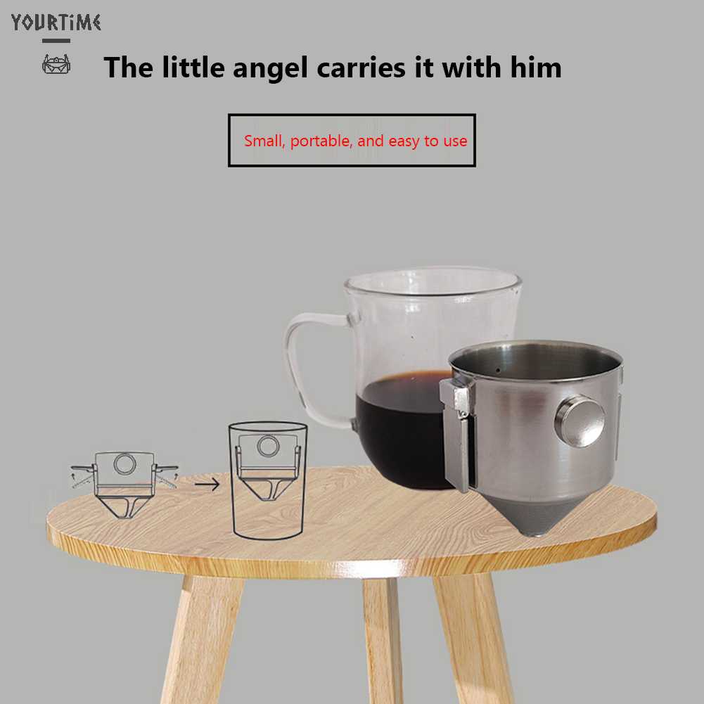 Cốc Lọc Cà Phê Có Thể Gấp Gọn Tiện Dụng Khi Đi Cắm Trại