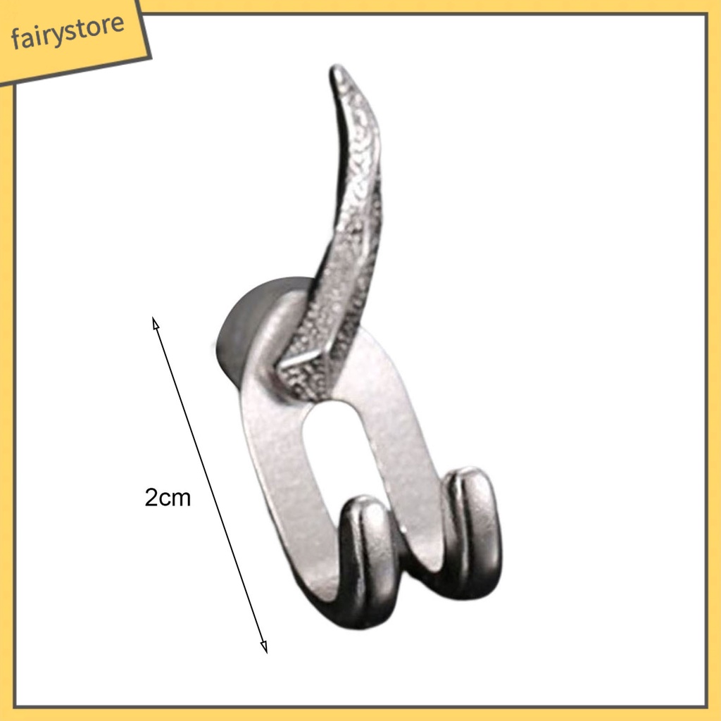 Bông Tai 2 Móc Thiết Kế Đơn Giản Phong Cách Punk Hip Hop Thời Trang Cho Nam