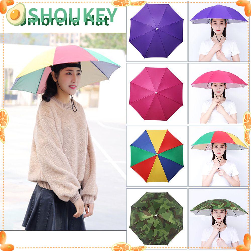 Mũ Dù Che Nắng Đi Biển / Cắm Trại Ngoài Trời Tiện Dụng