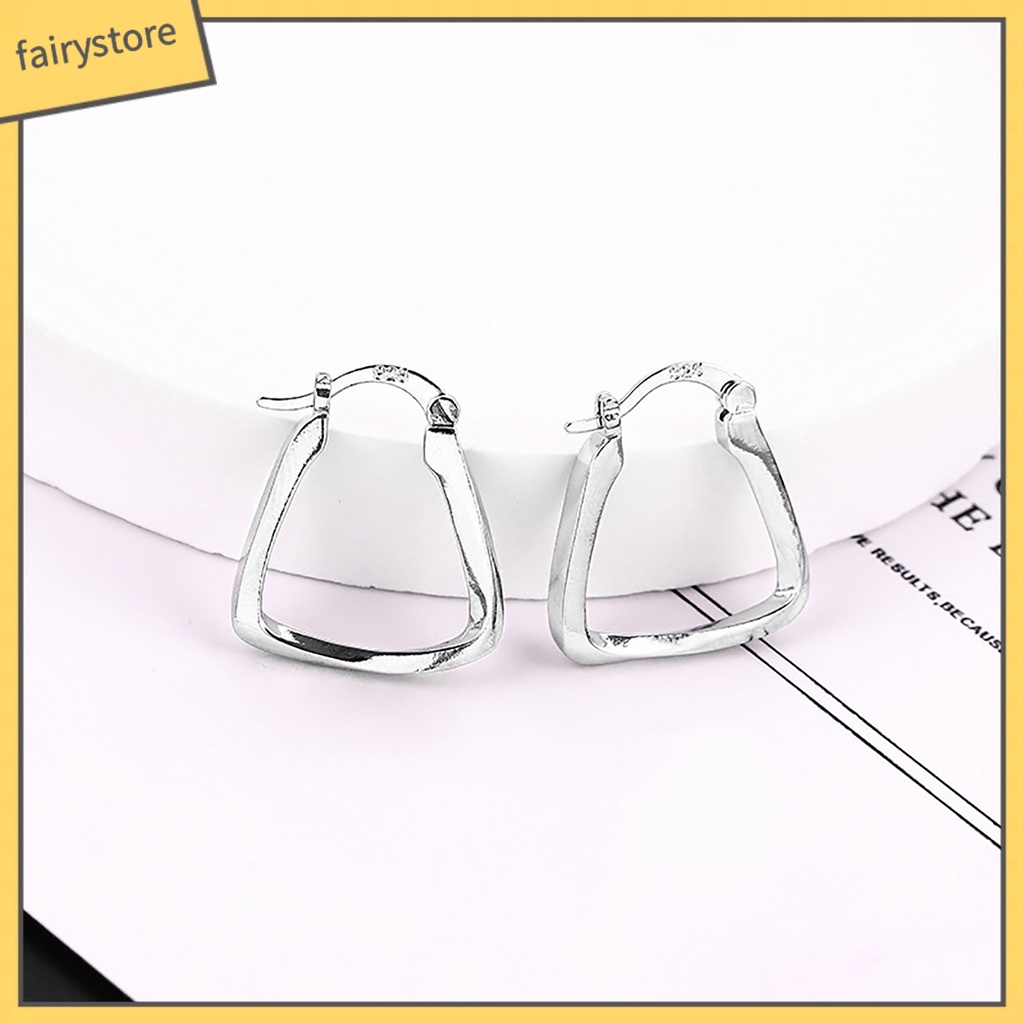 [FRO] 1 Bông Tai Dạng Hở Bề Mặt Mịn Bền Quyến Rũ Tinh Tế Quyến Rũ