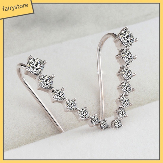 Khuyên Tai Đính Đá Zircon Thời Trang Cho Nữ