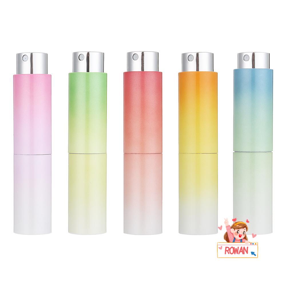 Chai Đựng Nước Hoa ROWANS 8ML Màu Gradient Chống Rò Rỉ Thiết Kế Xoay Tròn Tiện Dụng