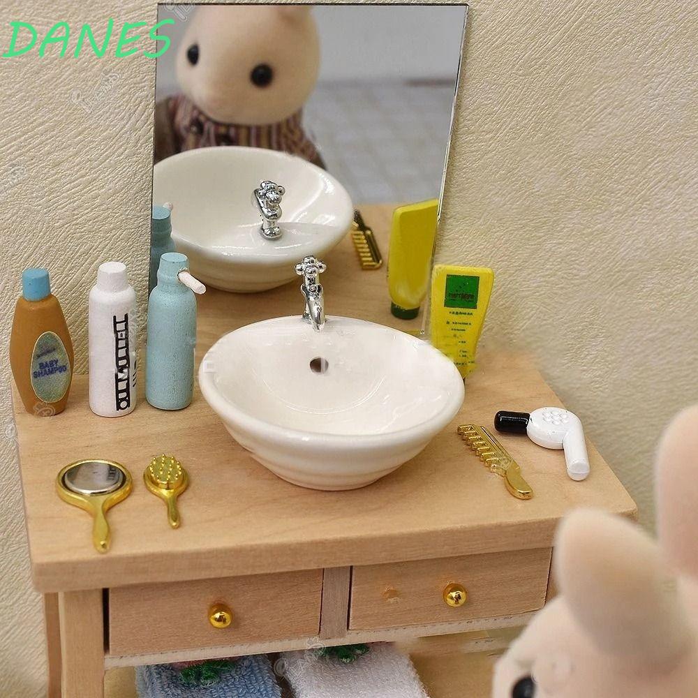 Mô Hình Bồn Rửa Mặt Đồ Chơi Mini Trang Trí Nhà Cửa