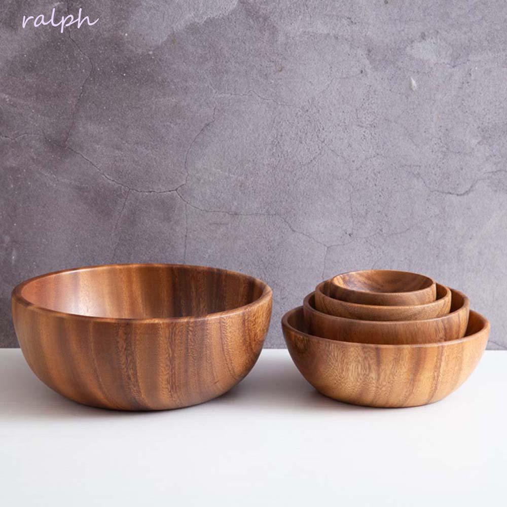 Tô Gỗ Acacia Tự Nhiên Phong Cách Nhật Bản Cho Nhà Bếp