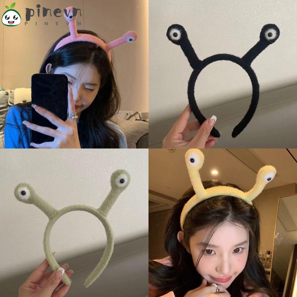 Băng Đô Trang Điểm Hình Ốc Sên Màu Kẹo Ngọt Thiết Kế Dễ Thương