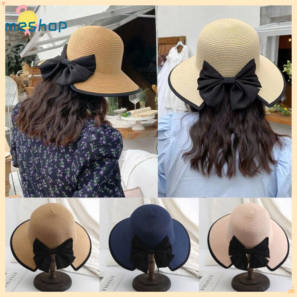 Mũ Cói Rộng Vành Chống Nắng Thời Trang Biển Cho Nữ