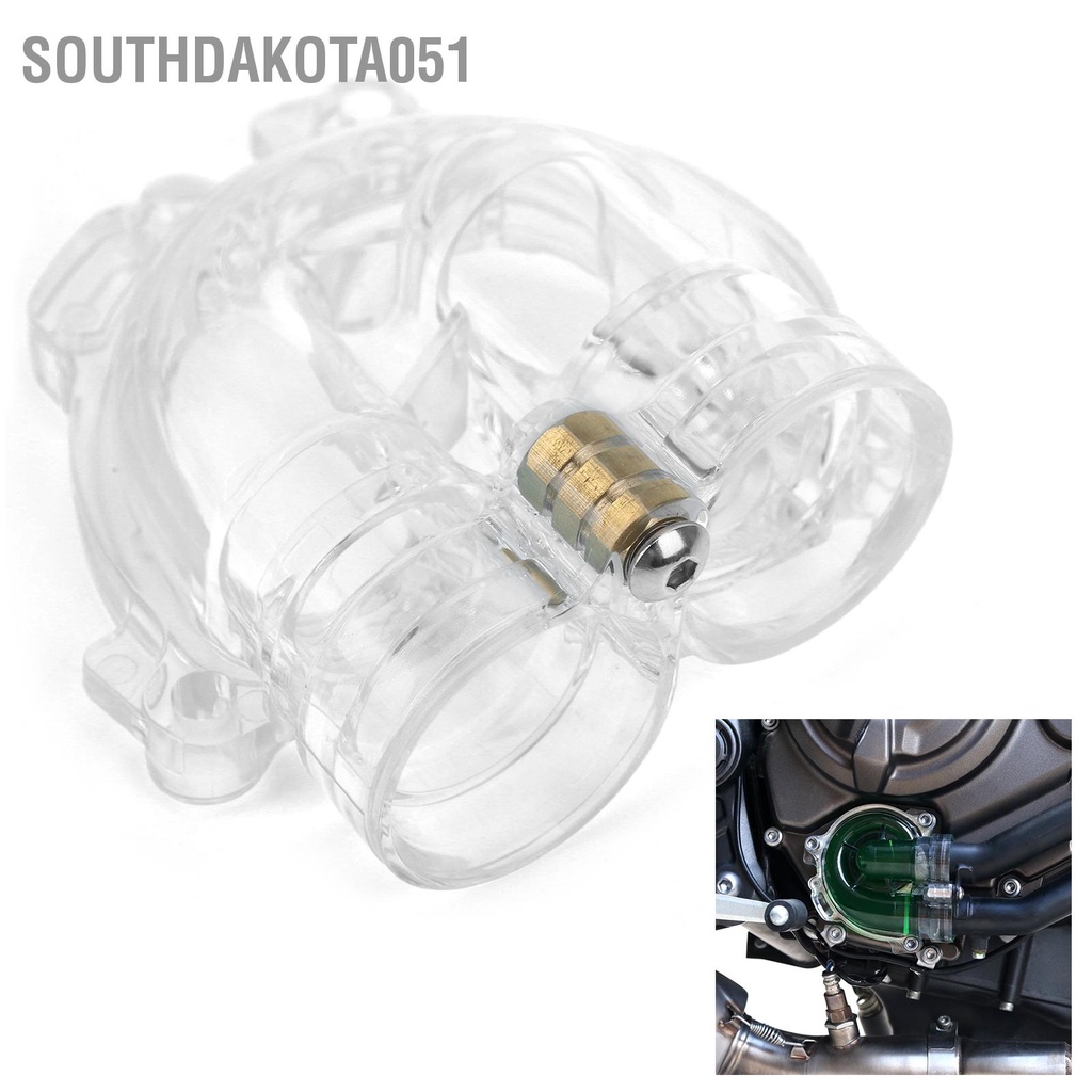 Southdakota051 Nắp máy bơm nước động cơ Thay thế bộ phận ống làm mát két cho Yamaha MT‑07/XSR700/Tenere 700