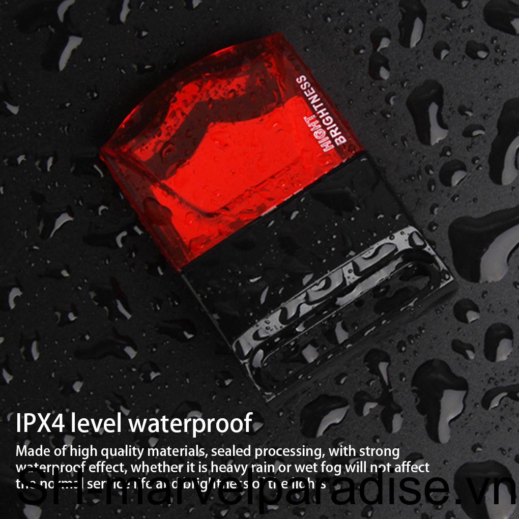 Đèn Cảnh Báo An Toàn Chống Thấm Nước Gắn Đuôi Xe Đạp