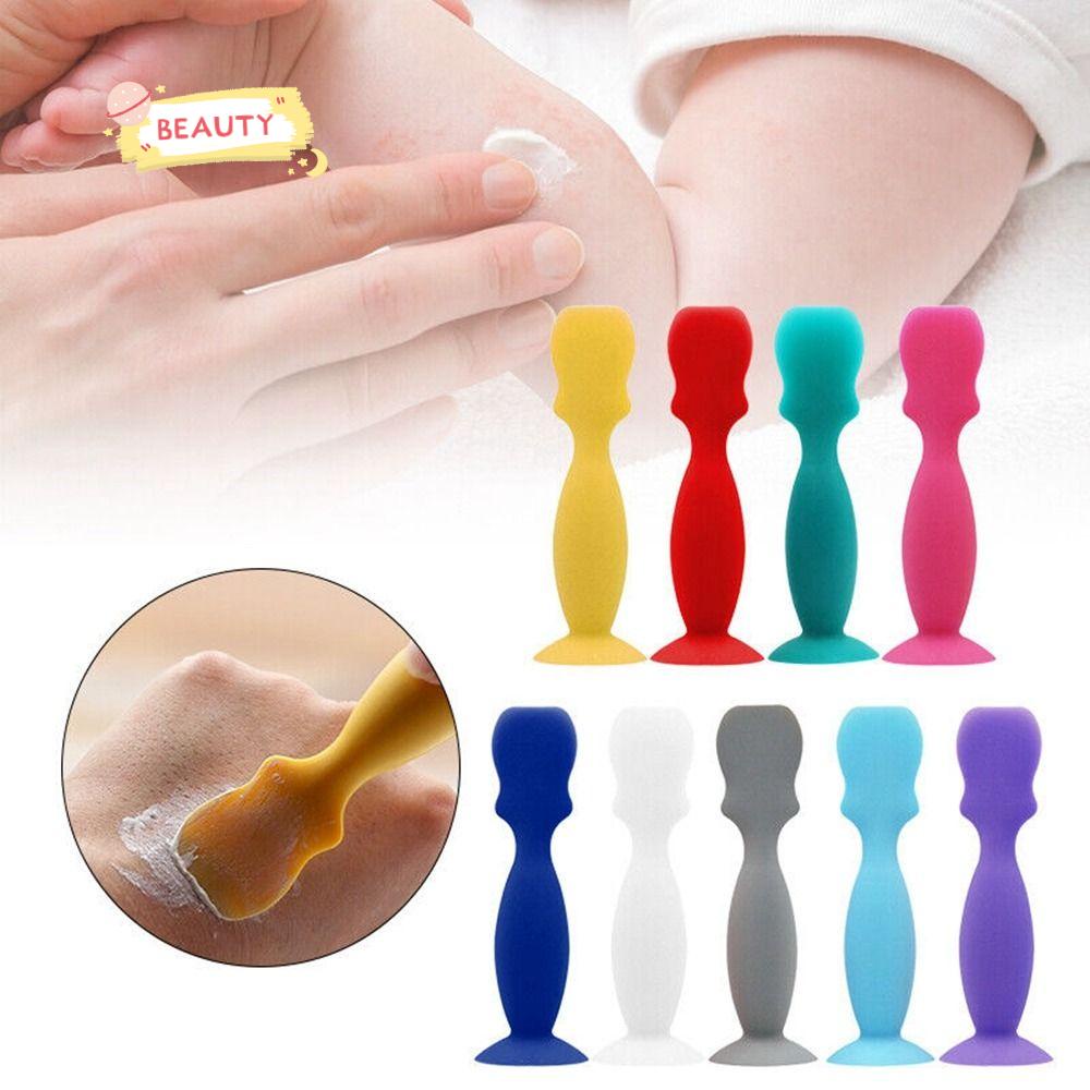 Bàn Chải Silicone Có Giác Hút Dán Mông Cho Bé