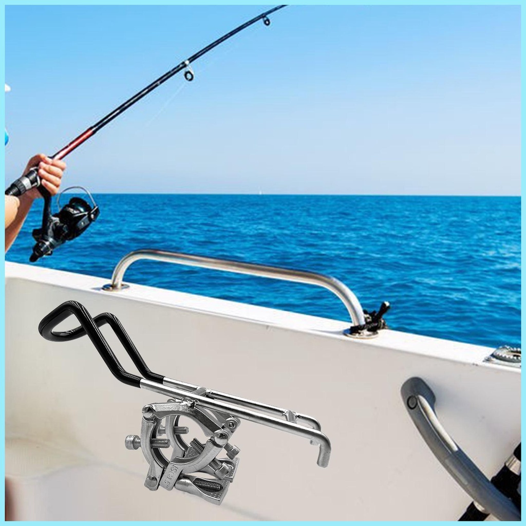 Giá Đỡ Cần Câu Cá Ba Phần Dày Màu Trơn Cho Thuyền / Xe Tải / Thuyền Kayak tdevn