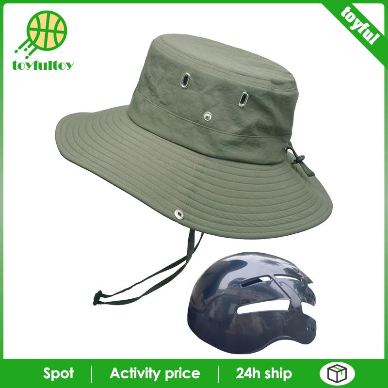 Mũ Bucket Chống Nắng Gấp Gọn Có Dây Đeo Thời Trang Mùa Hè