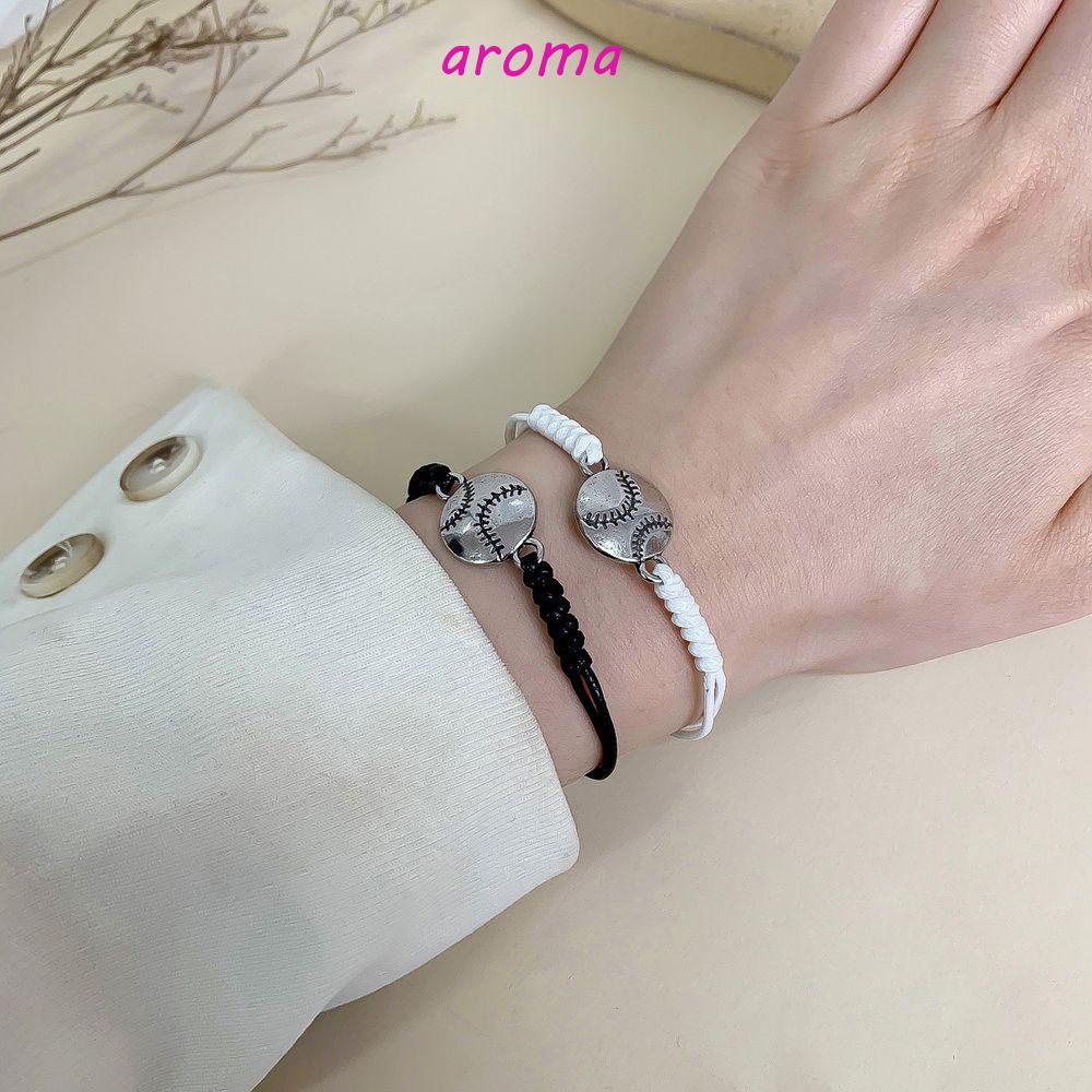 Vòng Tay Dây Thừng Thiết Kế Dễ Thương Phong Cách Hàn Quốc Cho Cặp Đôi