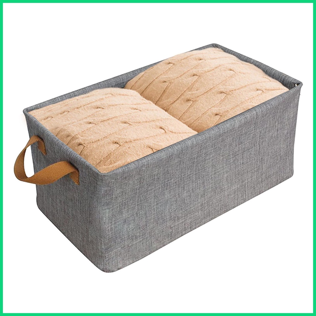 Hộp Đựng Đồ Chơi / Sách Kích Thước Lớn Có Thể Gấp Gọn Tiện Dụng Cho jiwvn Jwvn