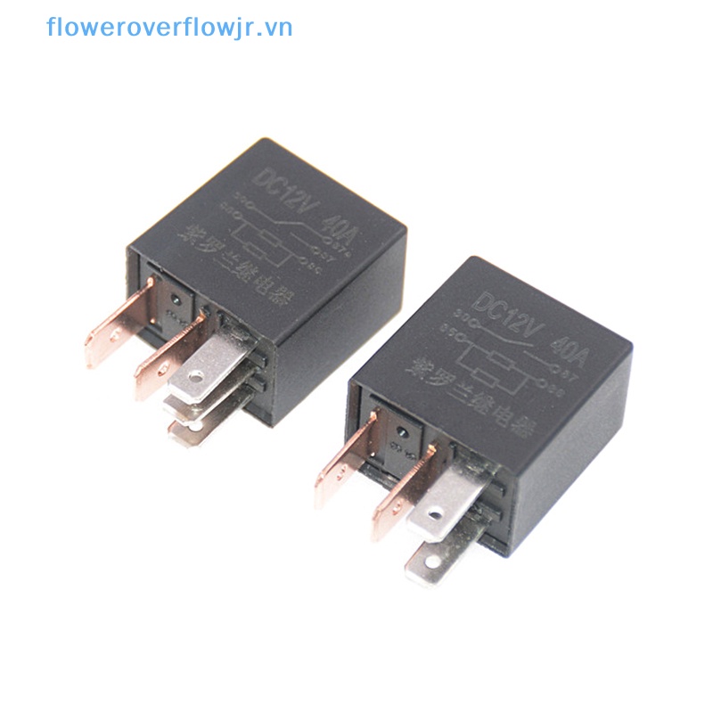 Rơ Le Báo Động Ô Tô DC 12V 40A 1NO 1NC SPDT 4 / 5 Pins 40 Amp