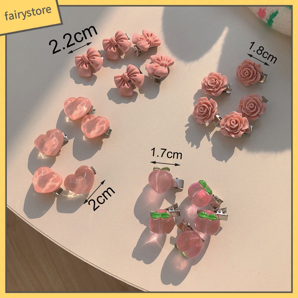 Kẹp Tóc Co Giãn Hình Bông Hoa Dễ Thương Dành Cho Nữ
