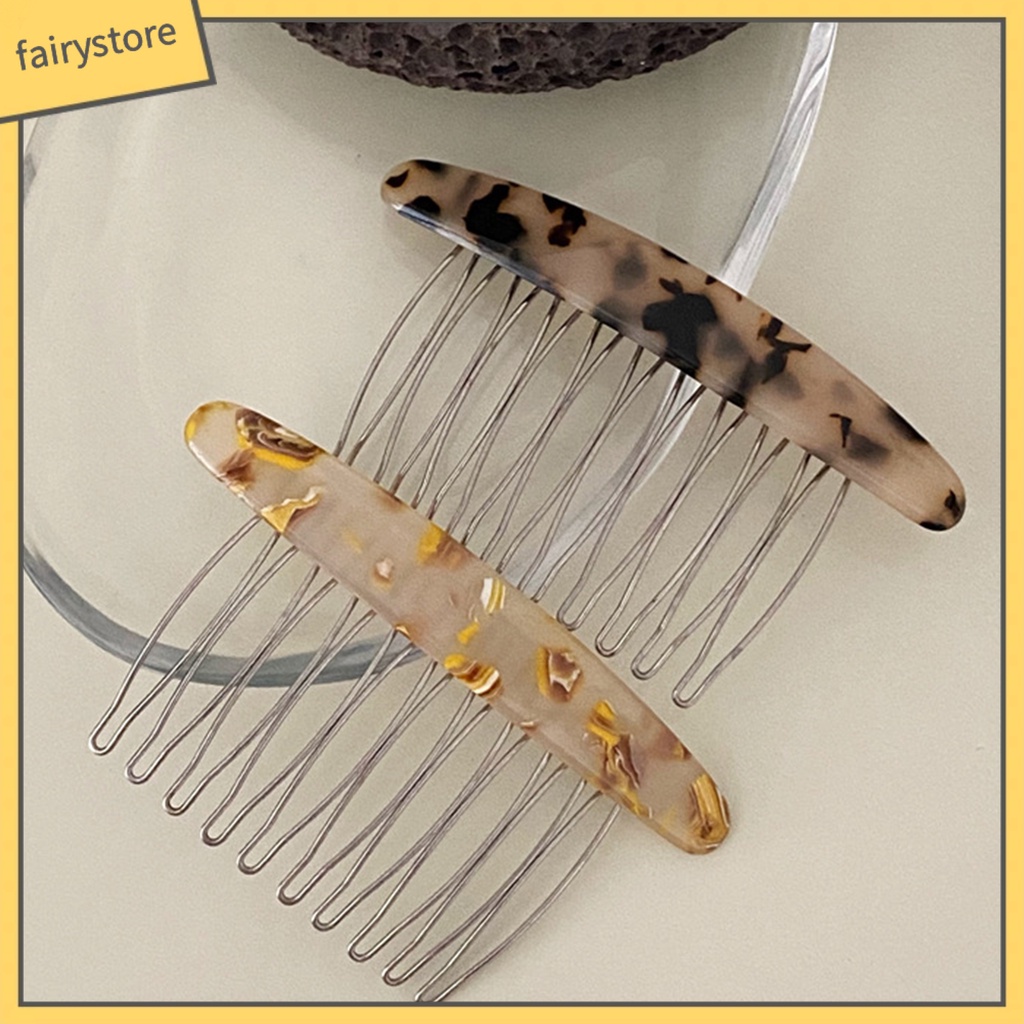 Băng Đô Cài Tóc Bằng Nhựa Họa Tiết Đá Hoa Cương Đơn Giản