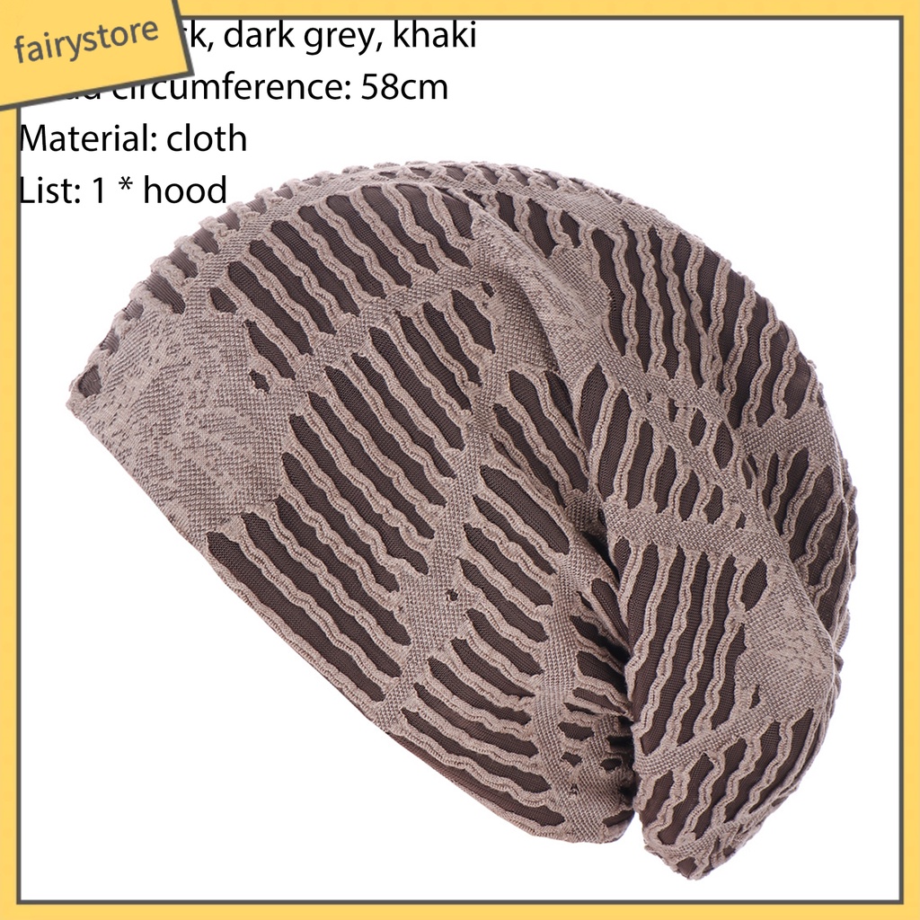 Mũ Trùm Đầu Vải Cotton Thoáng Khí Thời Trang Cho Nữ
