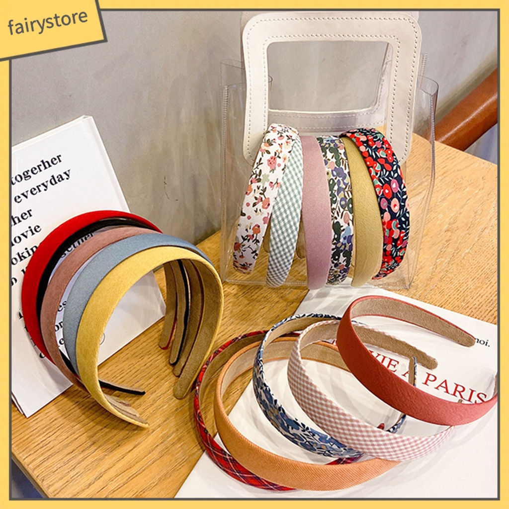 Bộ 3 Kẹp Tóc Chống Trượt Màu Trơn In Họa Tiết Hoa Xinh Xắn Dùng Hàng Ngày