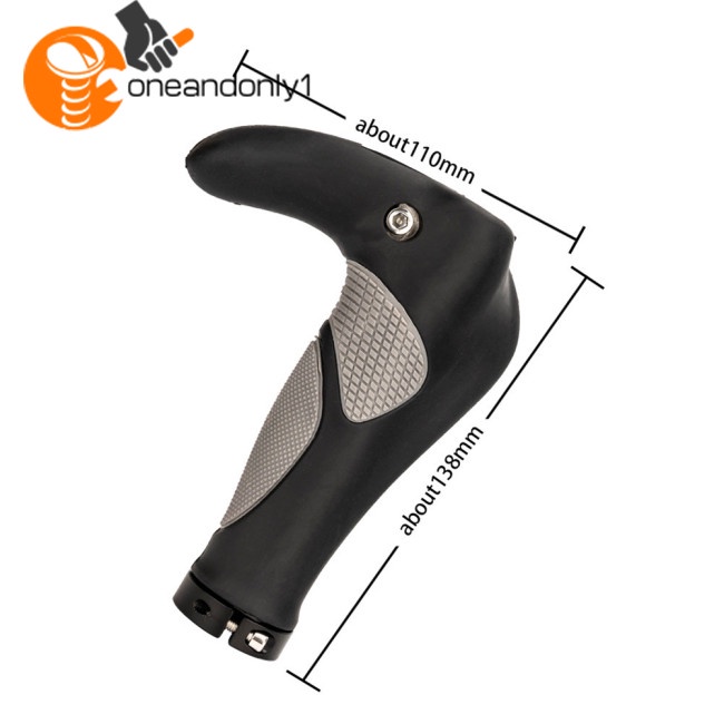 1 Cặp Vỏ Bọc Tay Lái Xe Đạp Mtb Bằng Cao Su Tpr Chống Trượt