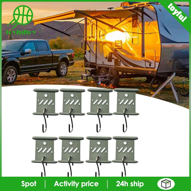 [Toyfulcabin] Giá Đỡ Đèn Kênh Awning Dạng Trượt Du Lịch